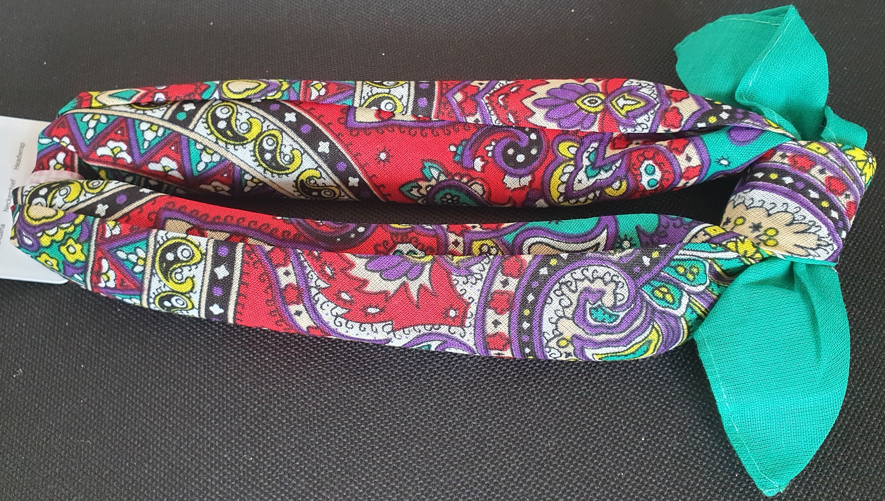 Cotton Paisley Bandana - 22x22 Inch, Multi-Use Headband, Neck Scarf, Wrist Wrap, Biker Style