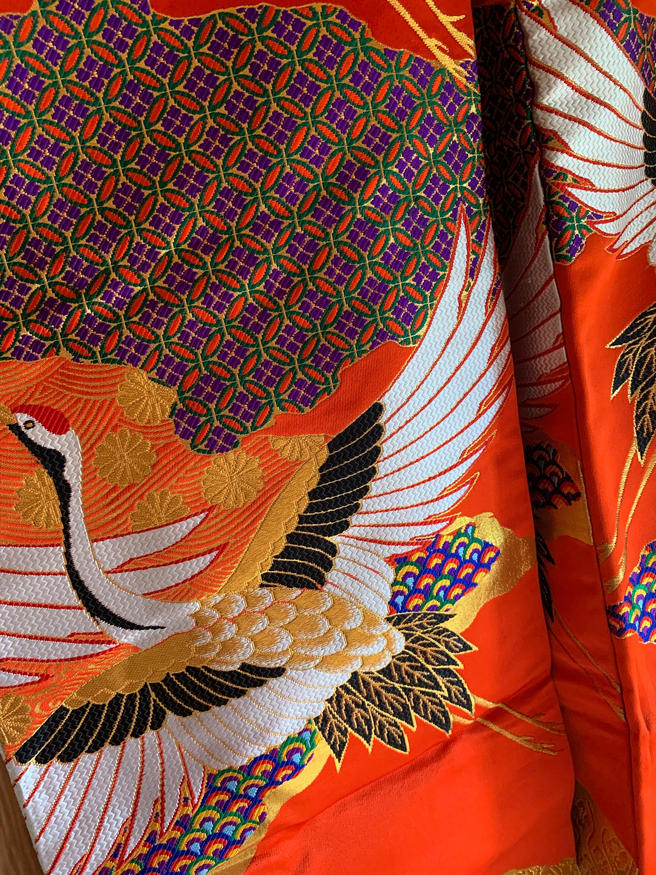Free Shipping From Japan/uchikake/ Japanese Wedding Kimono/vintage