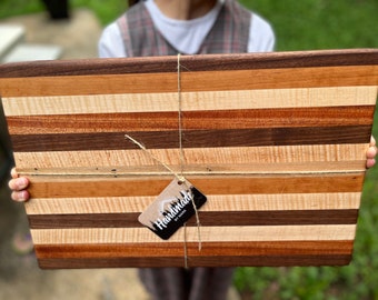 Handmade Hardwood Cutting Board/Serving Tray.