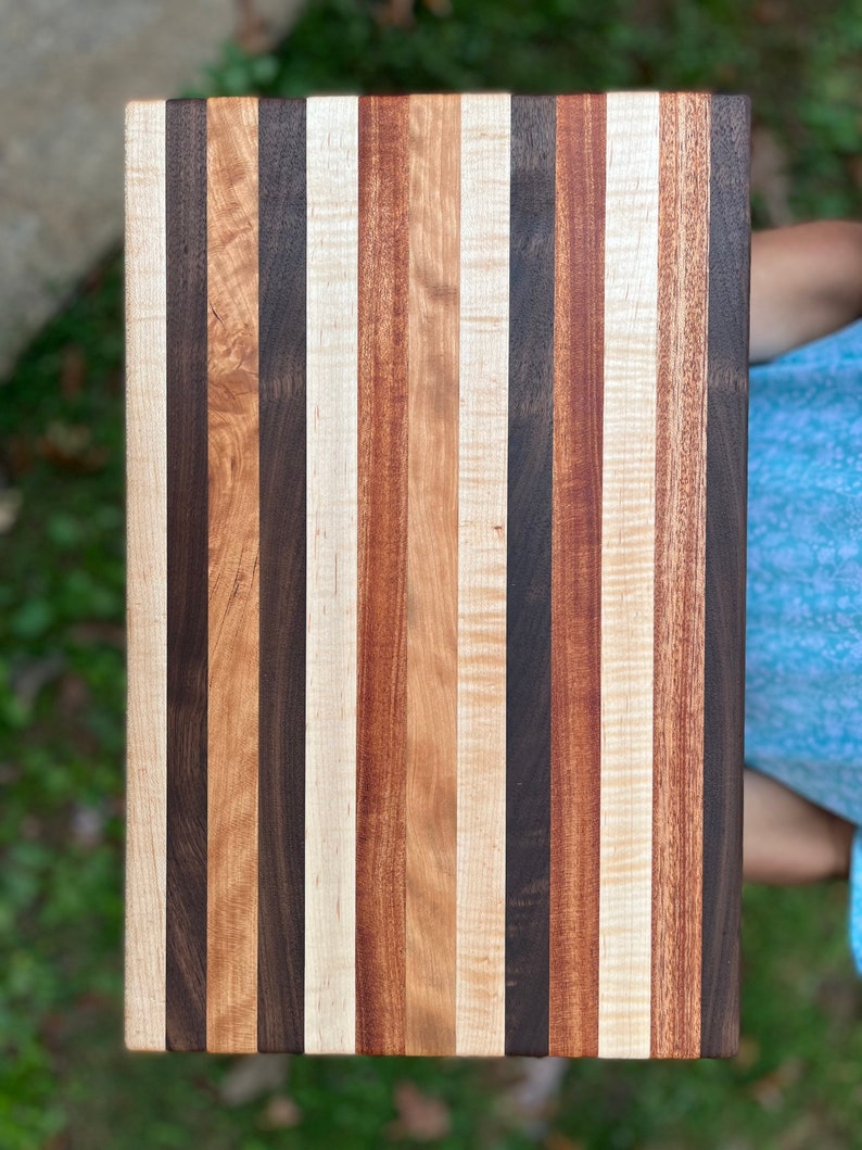 Handmade Hardwood Cutting Board/Serving Tray. image 2