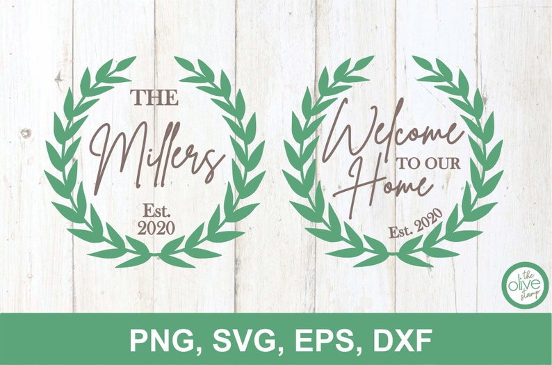 Download Art Collectibles Clip Art Laurel Wreath Family Name Svg Family Name Sign Svg Welcome Sign Svg Bundle Laurel Wreath Monogram Sign Svg Farmhouse Sign Svg