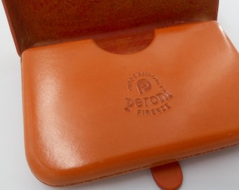 Business card case - credit card case, leather - Peroni Firenze