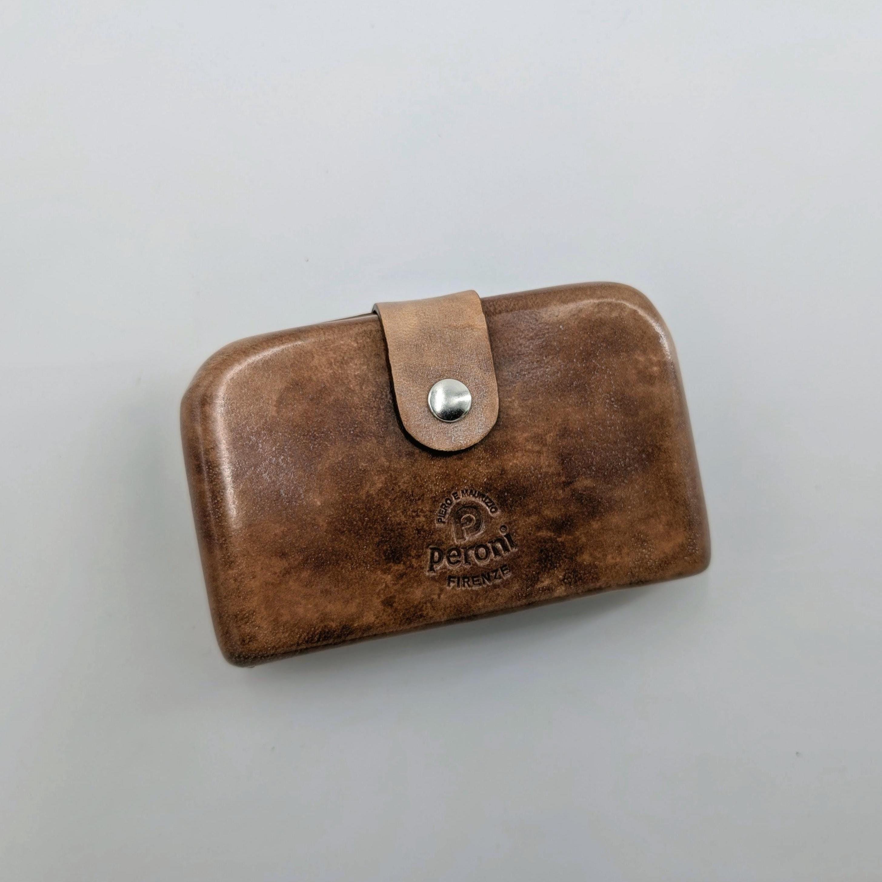 Leather Wallet and Cards Holder - Peroni Firenze - Etsy