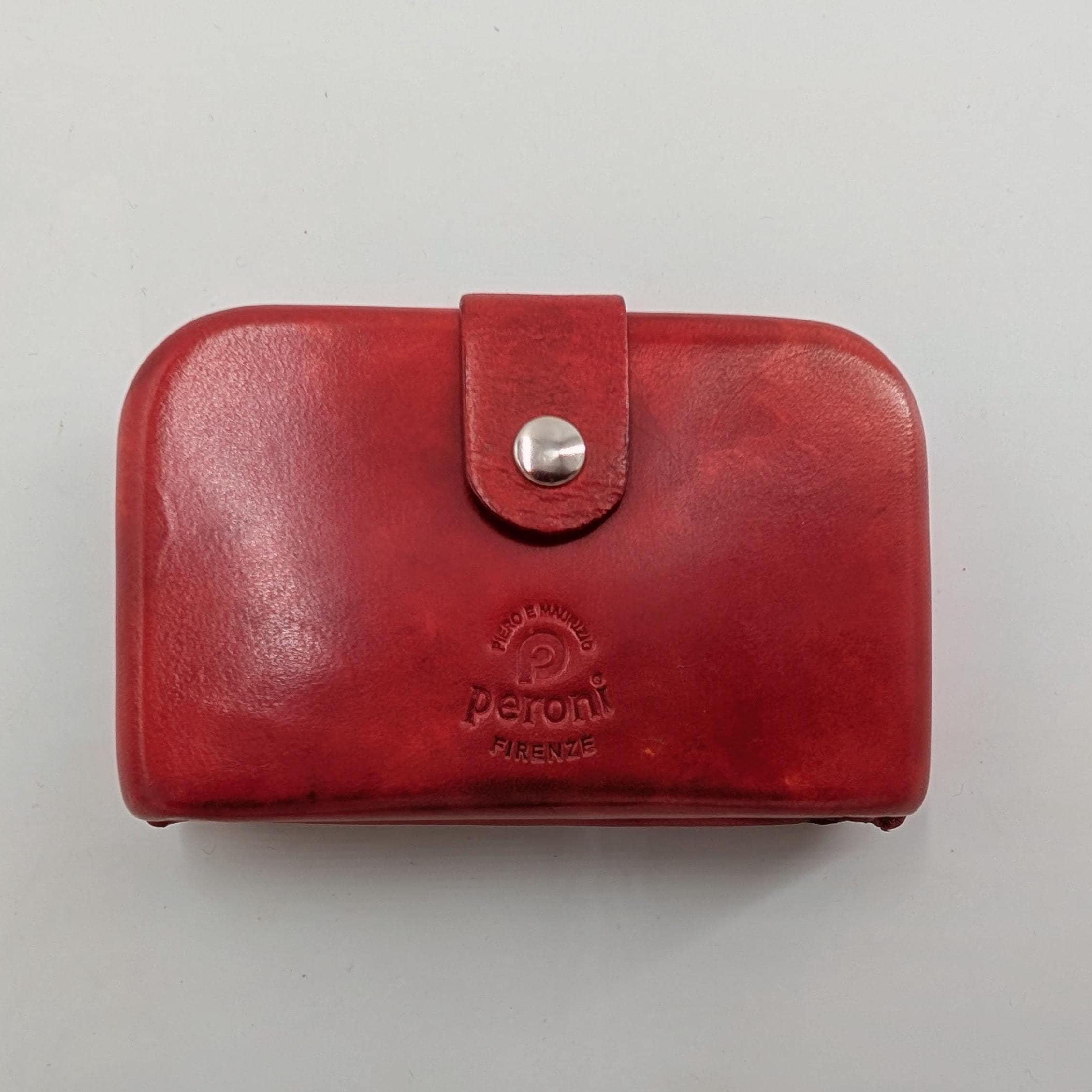Leather Wallet and Cards Holder - Peroni Firenze - Etsy
