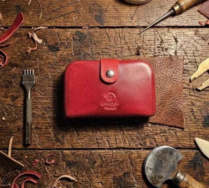 Leather Wallet and Cards Holder - Peroni Firenze - Etsy