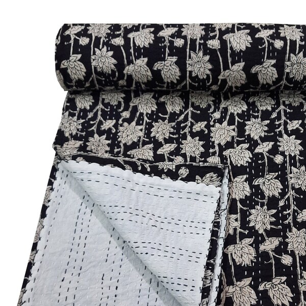 Indian Kantha Quilt Etsy