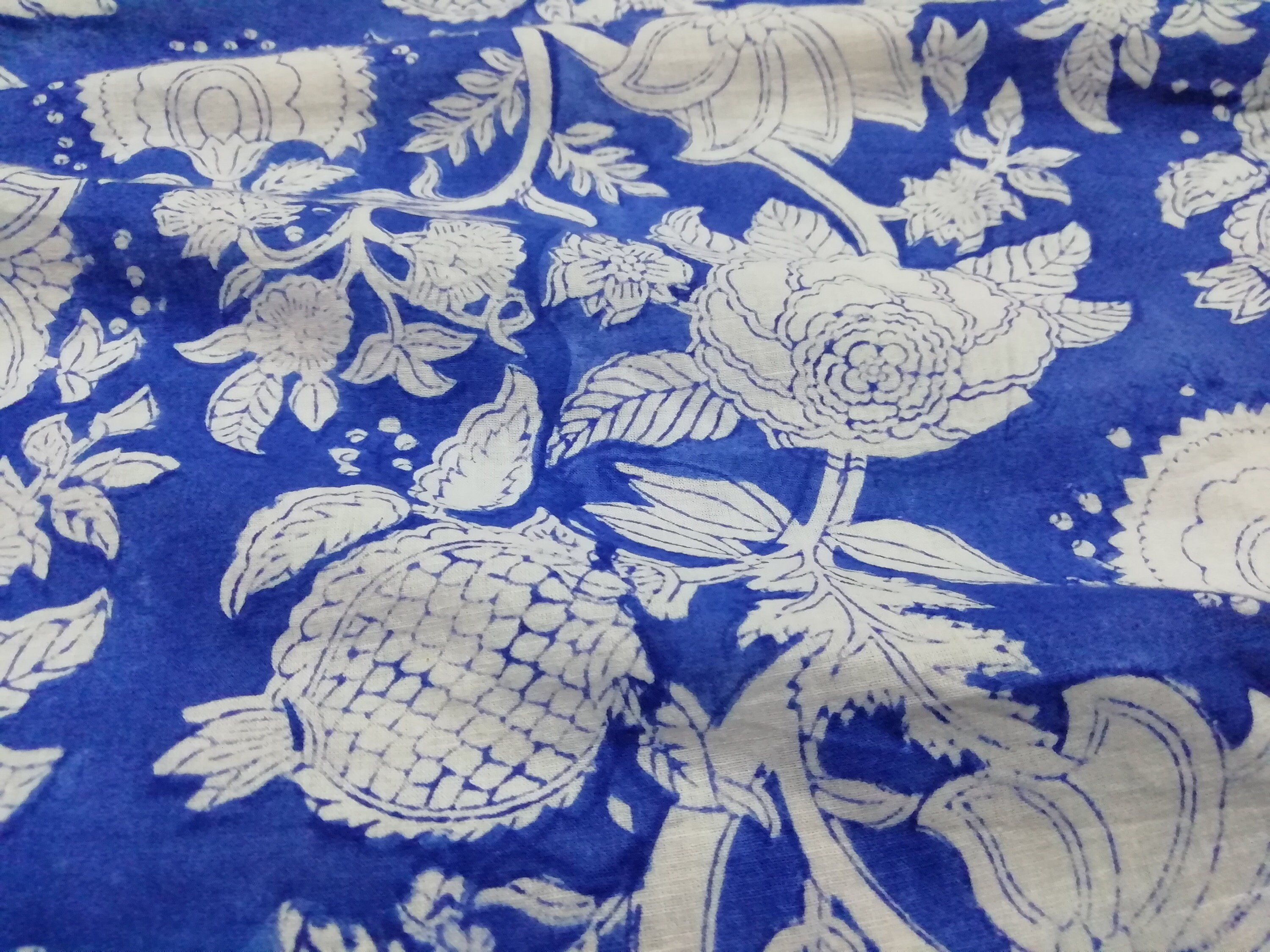 Block Print Fabric Block Print Cotton Fabric Indian Fabric Etsy UK