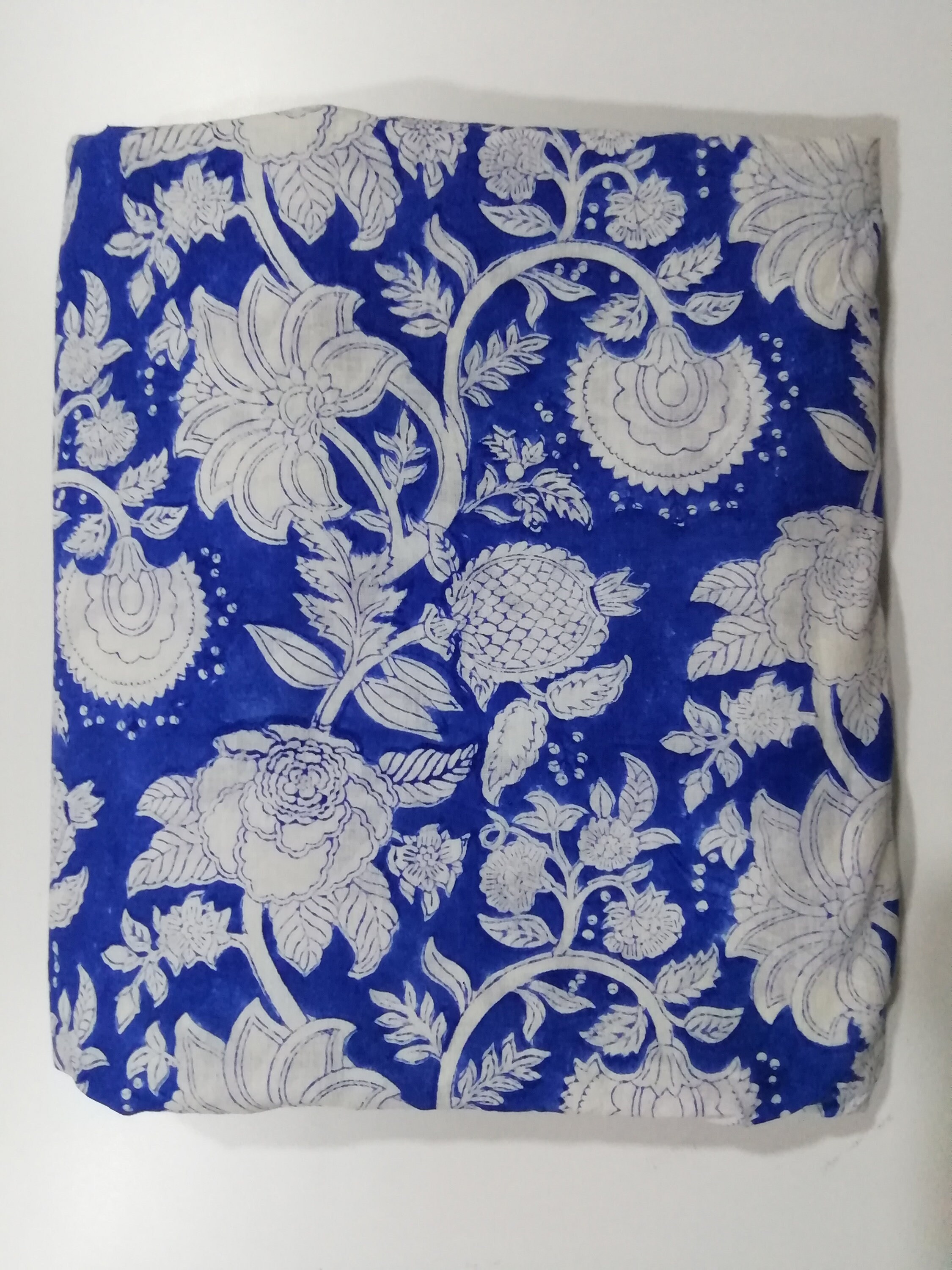 Block Print Fabric Block Print Cotton Fabric Indian Fabric Etsy UK