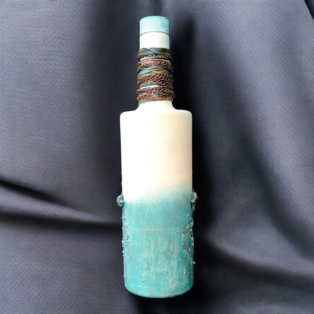 Hand Painted Vintage Bottle Decor Old Whiskey Bottle for Bar ...