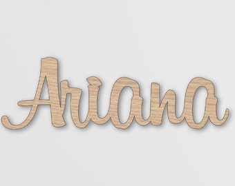 Personalised Wooden Name Wall Sign - Kids Bedroom Signs