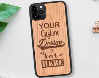 Personalised Wooden Phone Case Iphone, Samsung, Google Pixel