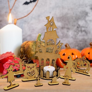 Personalised Halloween Paint Your Own Party Favours, Kids crafts, Decoration, Painting kit, PYO kit, Children&#39;s Activity, Gift For Kids