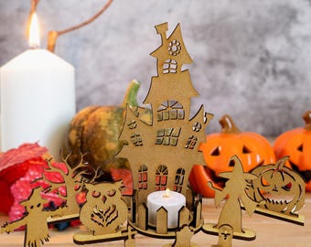 Personalised Halloween Paint Your Own Party Favours, Kids crafts, Decoration, Painting kit, PYO kit, Children's Activity, Gift For Kids