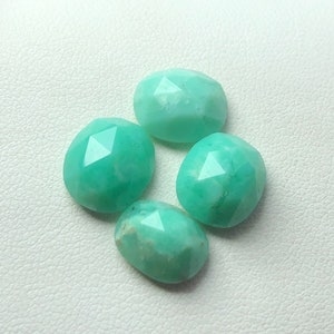 Beautiful chrysoprase rose cuts lot