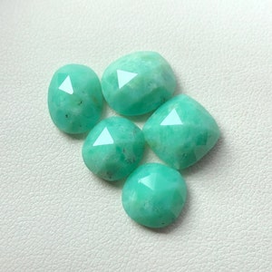 Beautiful chrysoprase rose cuts lot