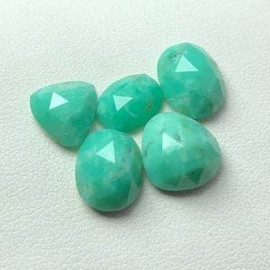 Beautiful chrysoprase rose cuts lot