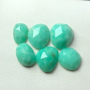 Beautiful chrysoprase rose cuts lot