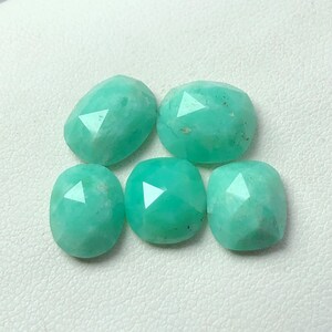 Beautiful chrysoprase rose cuts lot
