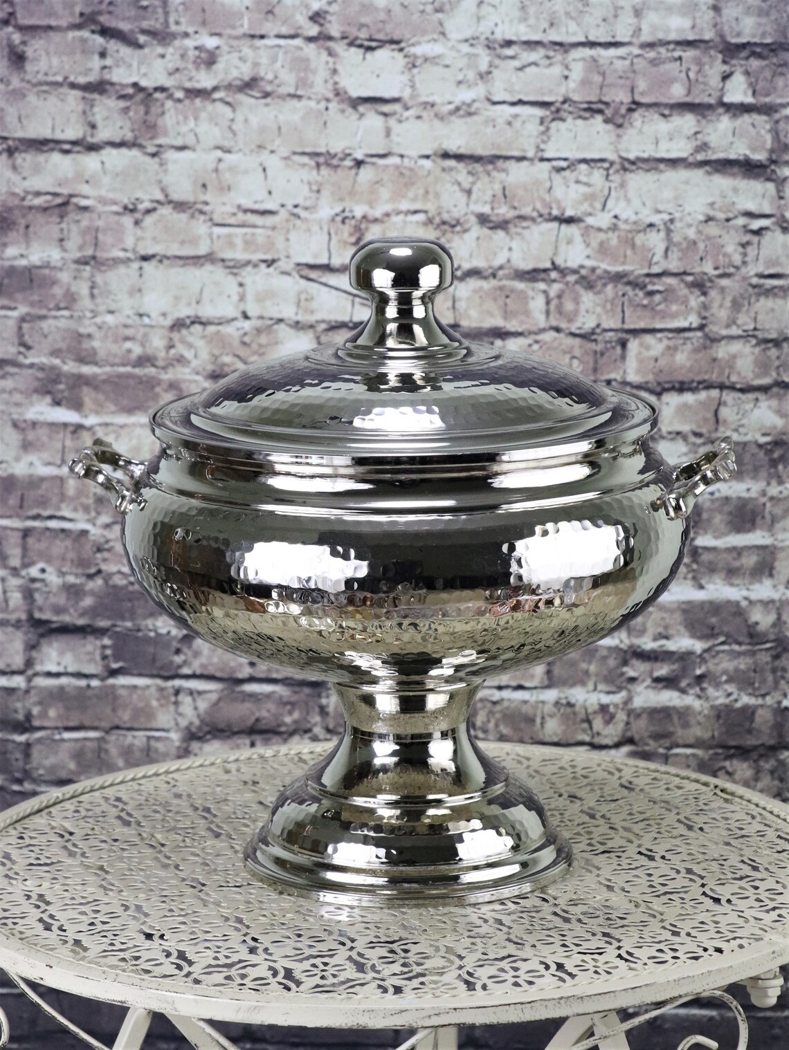 SONAYCOPPER Copper Soup Serving Pot Copper Food Serving Pot Etsy