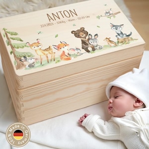 Personalized baby memory box, memory box, birth gift, baby memory box, christening gift, baby gift birth, XHL1062