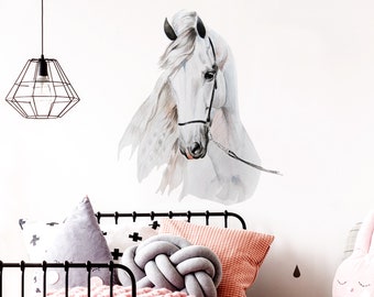 Wall Decal Horse Head Children's Room Baby Room Children Stickers Stickers Wall Stickers Wall Stickers Stickers Poster DL142