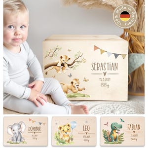 Personalized memory box, baby memory box, birth gift, christening gift, memory box, wooden baby box, XHL1056