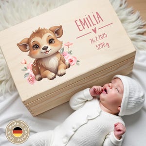 Personalized memory box, baby memory box, baby gift, birth gift, christening gift, baby memory box, XHL1070
