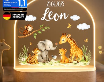 Baby night light, baby gift for birth, gift for newborns, christening gift, birthday gift, nursery, bedside lamp, baby YLL1074