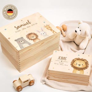 Gepersonaliseerde babyherinneringsdoos, herinneringsdoos, babycadeau geboorte, cadeau voor geboorte, herinneringsdoos baby, houten doos XHL1138