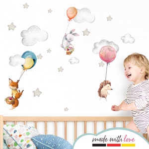 Wall sticker animals balloon wall sticker children&#39;s room wall decoration wall sticker DL656