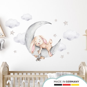 Rabbit with balloons wall sticker animals baby room wall sticker for children's room wall sticker self-adhesive decoration DL846
