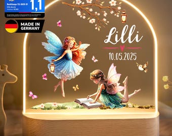Personalized night lamp, christening gift, birth gift, baby gift, birthday gift, nursery, night light YLL1069
