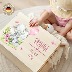 Personalized baby memory box, memory box, baby memory box, baby gift, christening gift, wooden box birth, XHL1086