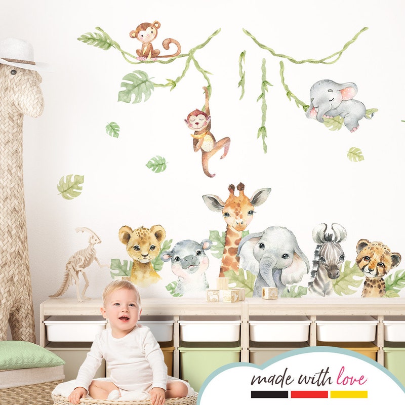 Jungle Wall Decal - Etsy