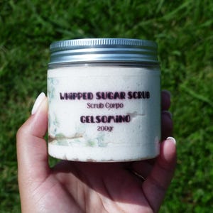 Scrub Korpus | Zuckerpeeling | Esfoliante | Fatto a Mano | Regal | Natur | Gelsomino