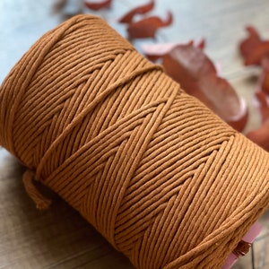 Suspension macramé torsadée - en coton naturel et fabriqué à Paris