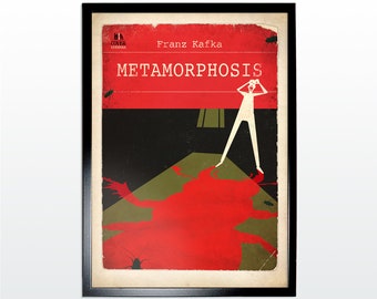 Classic Novels: Metamorphosis. Un-official Vintage-Style Novel Art Print