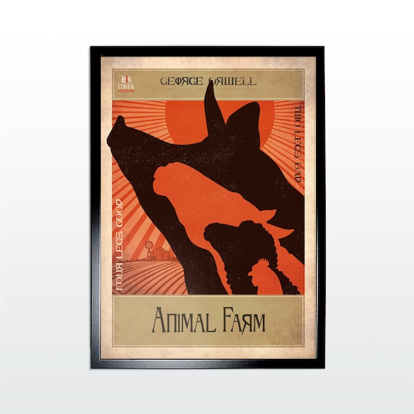 Romans classiques : ferme des animaux. Impression d'art roman non officiel de style vintage