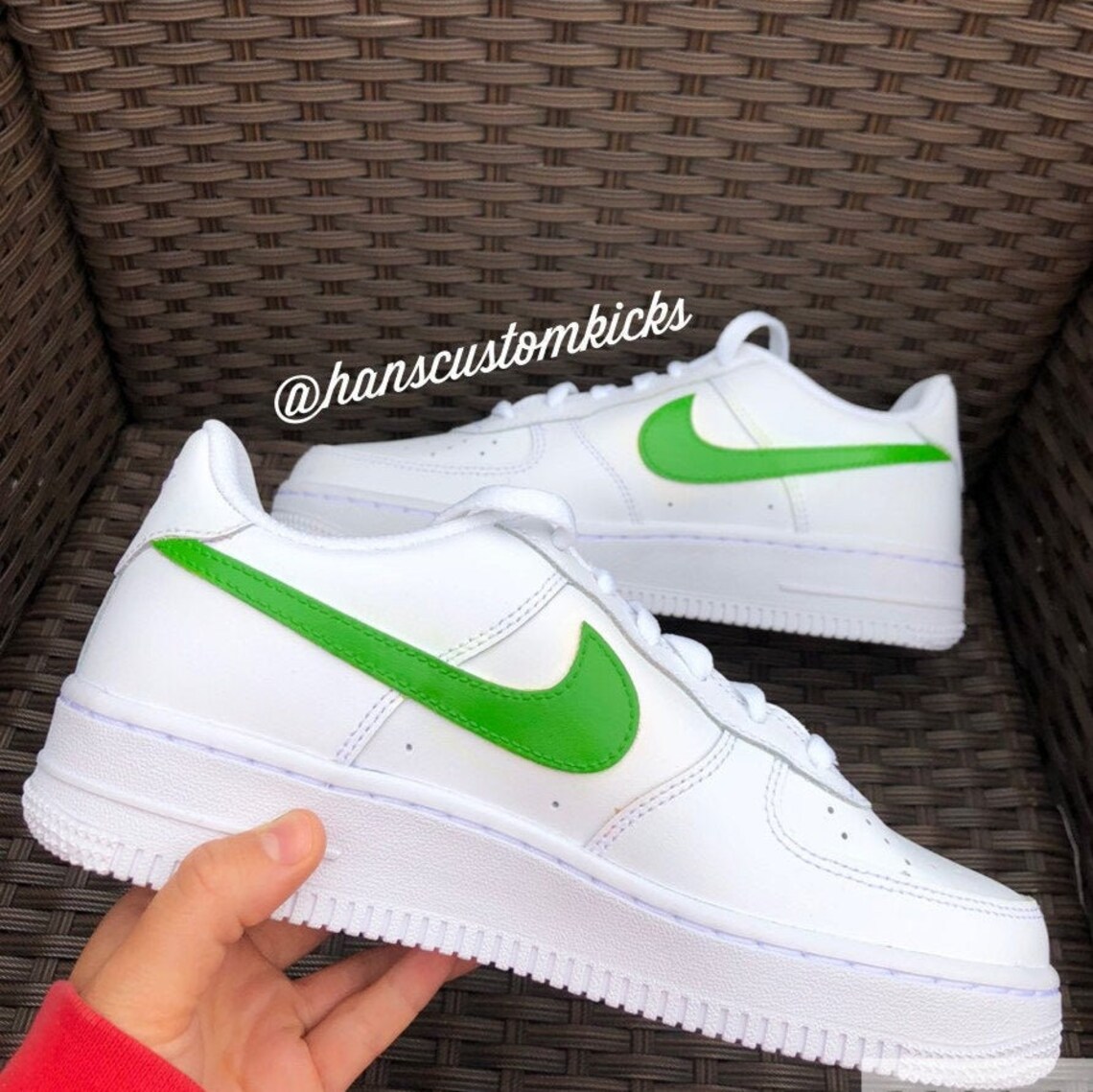 Air Force 1 Custom Custom green air force 1 Custom Air | Etsy