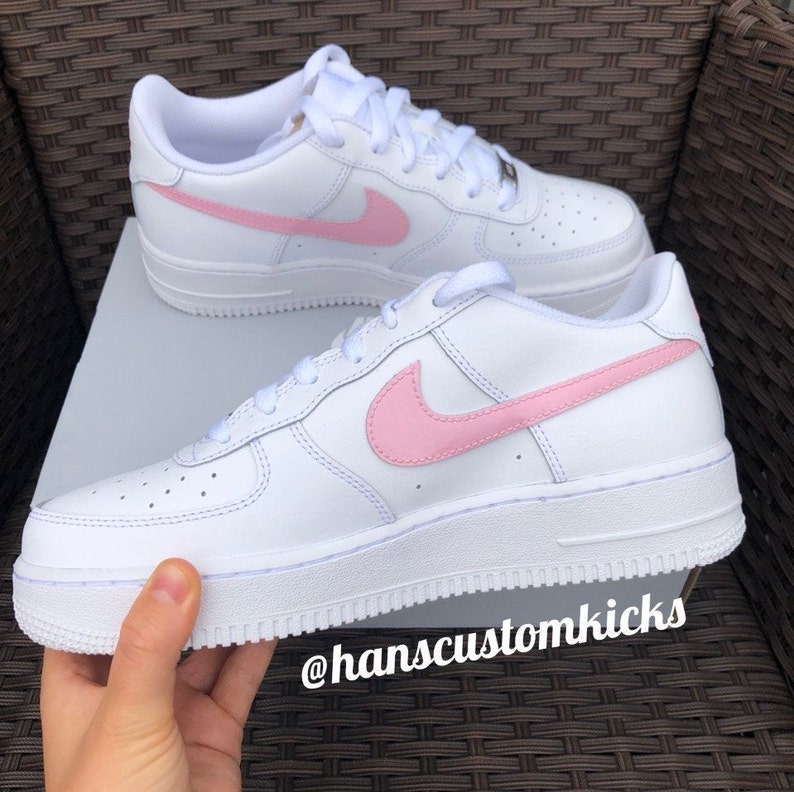 custom air force 1 hot pink