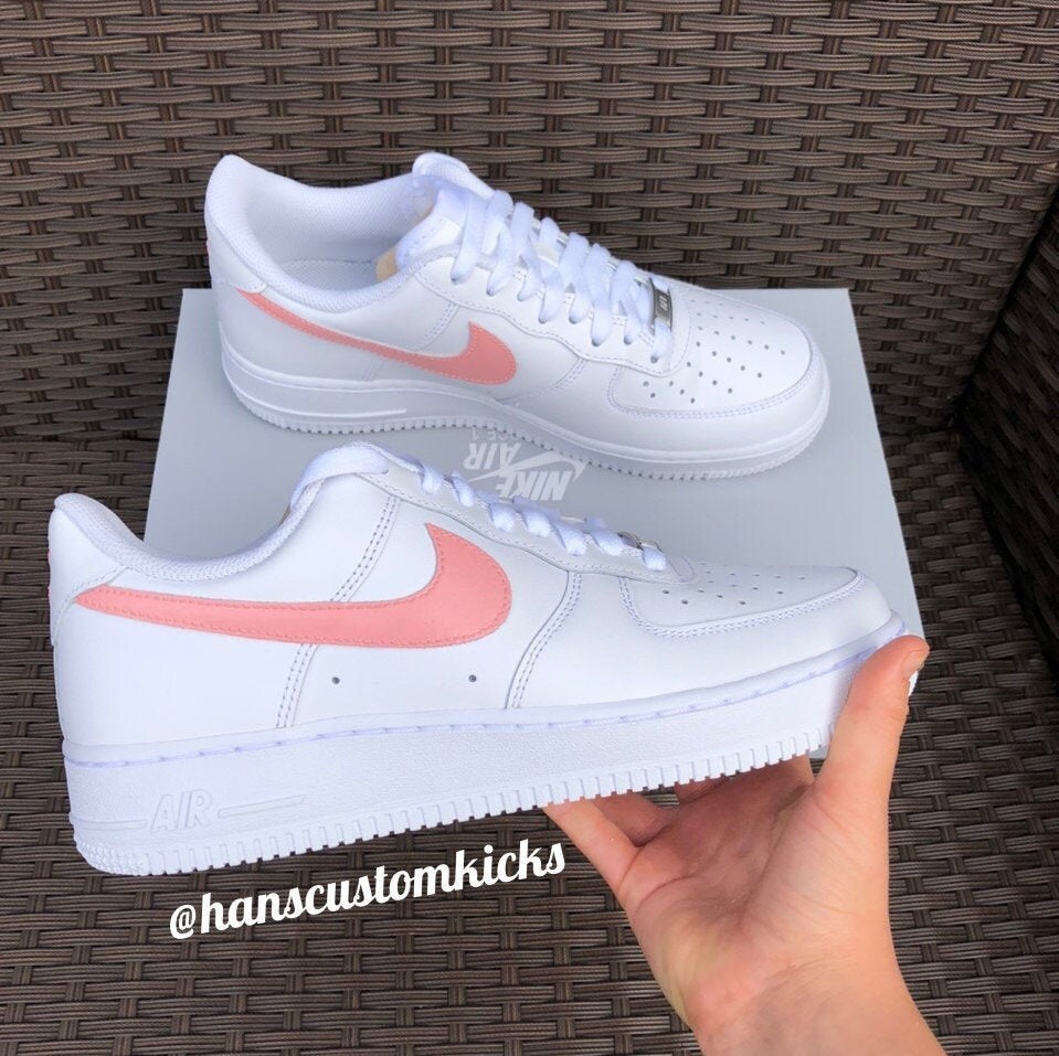 Air Force 1 Custom Air Force 1 Pink Custom Air Force 1 Etsy