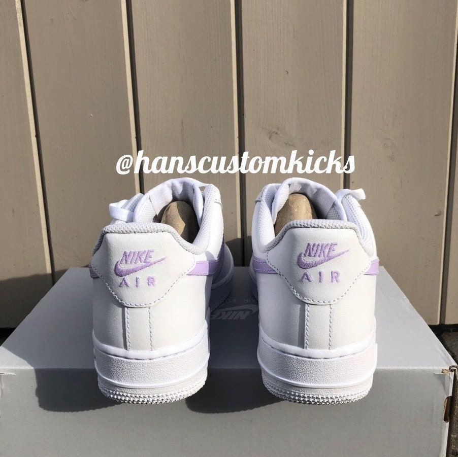 Lilac Air force 1 Custom Nike Air Force 1 Air Force 1 Custom | Etsy