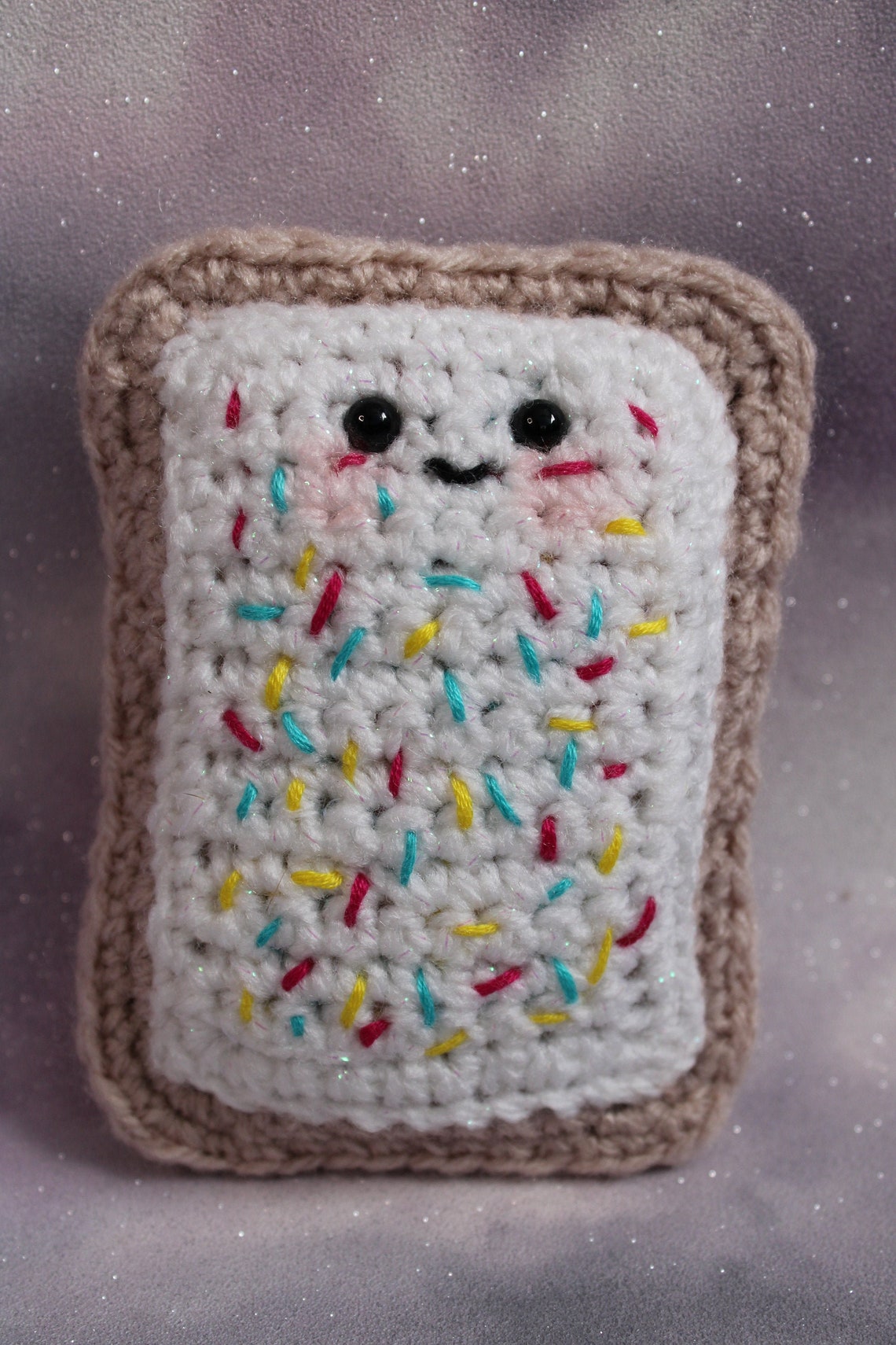 Pop Tart Handmade Plush Plushie gift crochet Toaster Pastry Etsy