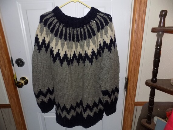 Handmade Wool Sweater: Unisex Greek Knitwear - image 5