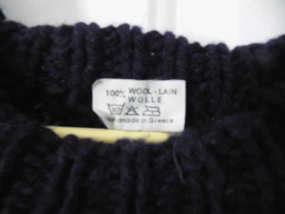 Handmade Wool Sweater: Unisex Greek Knitwear - image 4