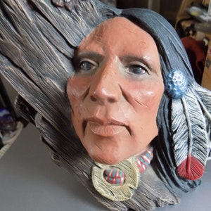 Indian head statue