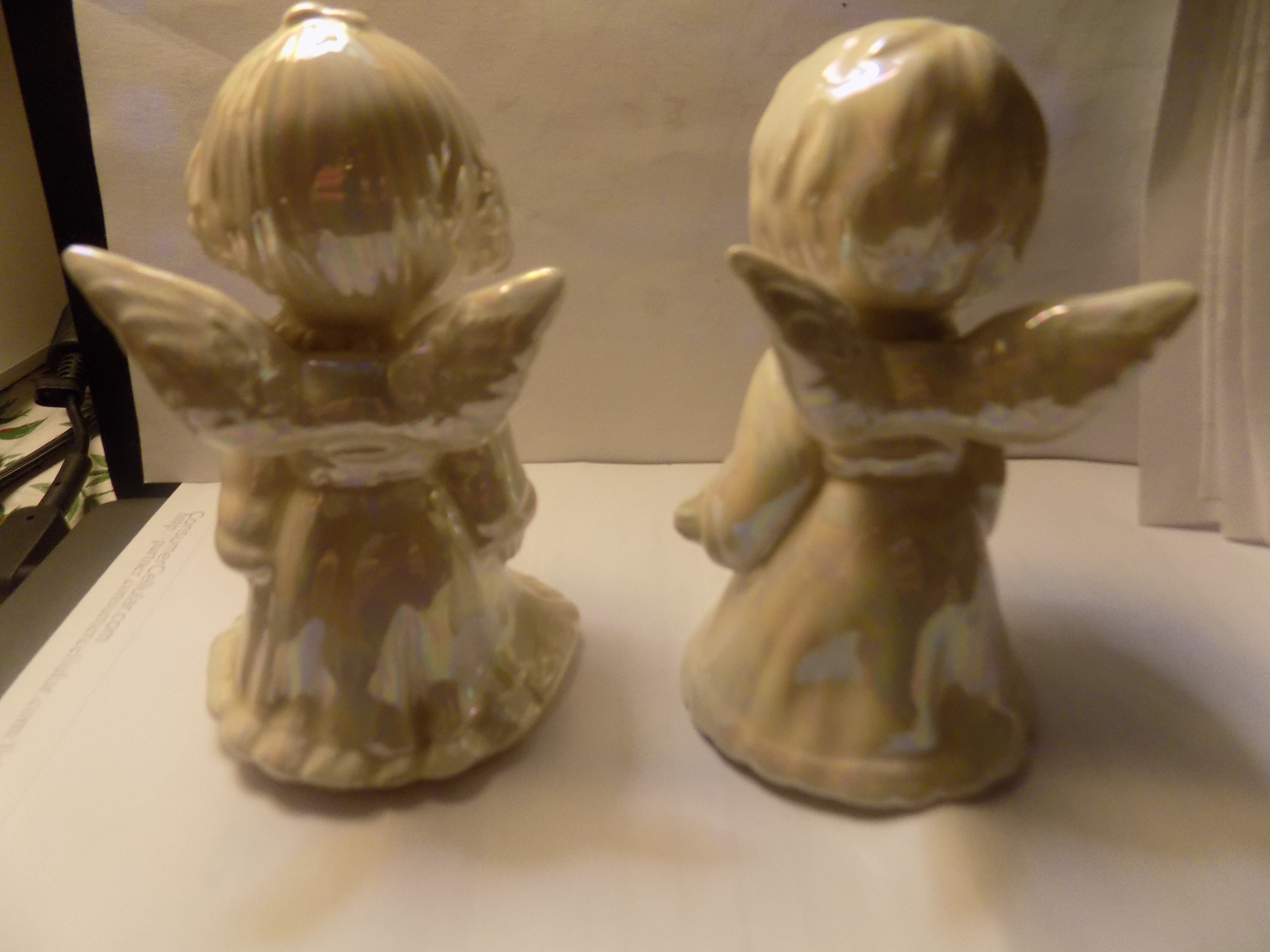 Iredescent Kissing Angels - Etsy