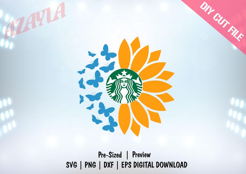 Download Sunflower Butterfly SVG for DIY Projects sunflower Svg Png ...