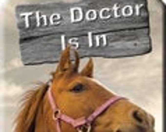 Western Horse Doctor is in Rustic Tin Wall Thermometer Ranch Patio Barn