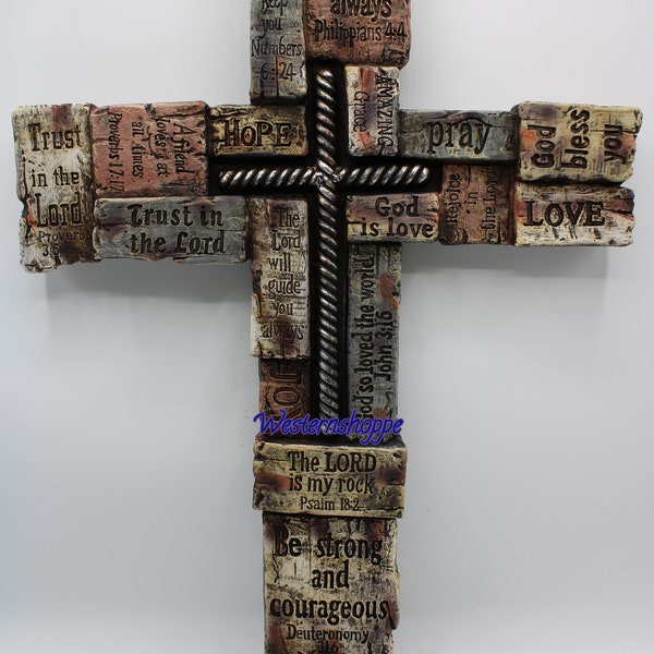 Large Wall Cross Etsy